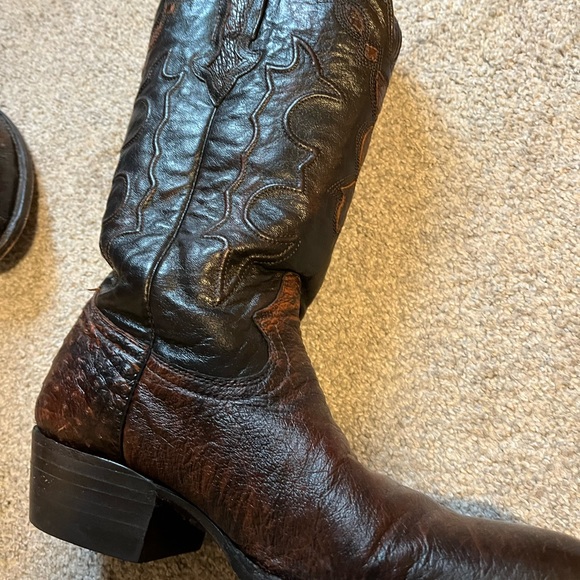 Authentic leather Montana made in Mexico cowboy boots - Picture 4 of 4